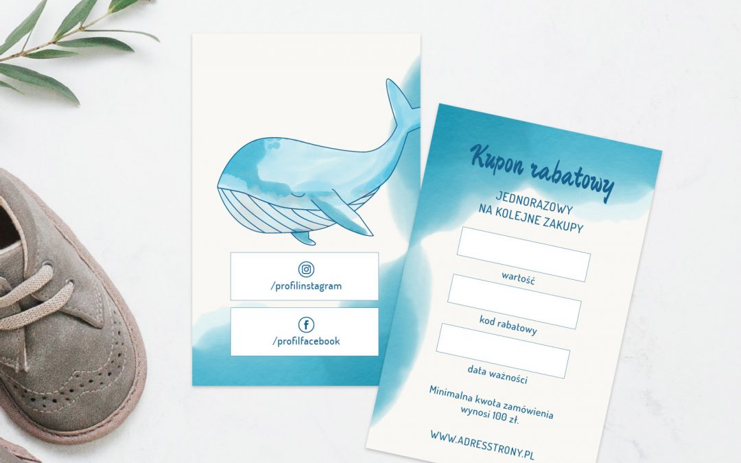 Nowa kolekcja dziecięca Whale – papeteria firmowa