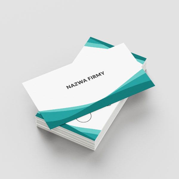 karta stałego klienta Wave - projekt personalizowany i druk dla firm